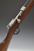 Mauser 1871/84 11mm bolt action rifle with impressed marks to the stock, sling suspension mounts,