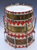 Set of three Hitler Youth or similar Nazi German drums