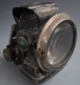 Lucus Silver King vintage motorbike or bicycle lamp