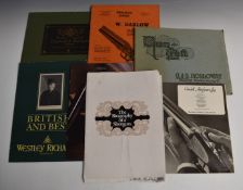 Seven gun catalogues Churchill, Atkin, Grant & Lang, Cogswell & Harrison London, W Darlow Bedford