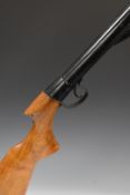 Vintage BSA Lincoln Jeffries style .177 air rifle with shaped semi-pistol grip, NVSN.
