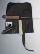 Lanski sharpening system, with pouch