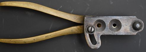 American Colt style .44 brass double bullet mould.