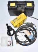 Gysmi 131T inverter TIG welder, in original carry case with torch, earth lead, stick welding lead,