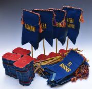 British Army Royal Gloucestershire Hussars battle honours table banners including Scimitar Hill,