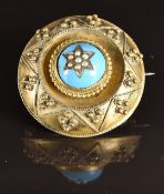 Victorian pinchbeck brooch