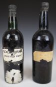 Cockburn's Crusted Port and a Kinner & Chambers Croft 1922 example