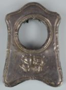 Modern hallmarked silver photograph frame with Reynolds Angels decoration, Birmingham 1998, maker