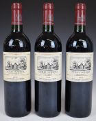 Three Chateau Cantemerle Haut Médoc 1996, 750ml 12.5% vol