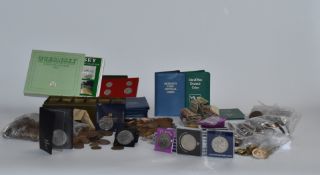 A collection of largely UK and some overseas coinage, George III onwards, includes modern crowns,