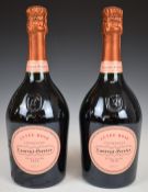 Two Laurent-Perrier Cuvée Rosé Champagne, both 750ml, 12%