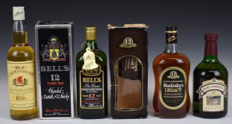 Four bottles of blended Scotch Whisky, Old Argyll aged 12 years Special Reserve, 70cl, 40% vol, High
