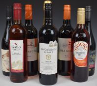 Eight bottles of wine and Champagne including Merlot