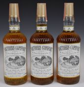 Three Southern Comfort 75cl, 87.7% proof