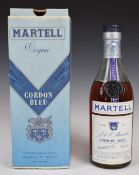 Martell Cordon Bleu Fine Liqueur Cognac Brandy, not less than 11½ fl oz, 70% proof, in