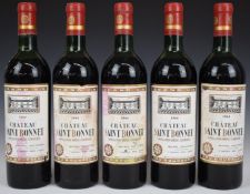 Five Chateau Saint Bonnet Médoc 1964