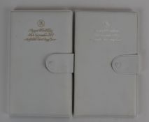 Two 1973 Royal Wedding medallic first day covers for the marriage of Princess Anne and Captain