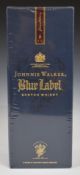 Johnnie Walker Blue Label Scotch Whisky, 750ml, 43%vol, in original presentation box, sealed in