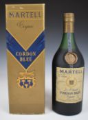 Martell Cordon Bleu Cognac Réserve Limitée number CE4408, 24fl oz, 70% proof, with presentation box