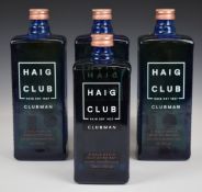 Four Haig Clubman Single Grain Scotch Whisky, three 1ltr the other 700ml, all 40% vol