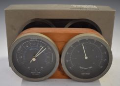 Short & Mason combined barometer and thermometer, in original box