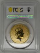 2021 gold 1oz Britannia £100 coin, in sealed case, PCGS MS69