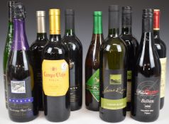 Ten bottles of mixed wine including Lussac Saint-Emilion 2012, 750ml, 13% vol, McManis Cabernet