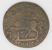 James II 1690 'gun money' crown, issued during the Battle of The Boyne - Williamite war in Ireland