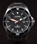 Citizen Promaster Eco-Drive Diver's 200m wristwatch ref. E168-S081491 with date aperture, luminous