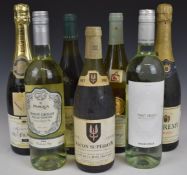 Seven bottles of wine including Pinot Grigio 750ml, 12% vol, Chateau de Ruth, 750ml, 12.5% vol etc