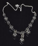 Art Deco paste necklace