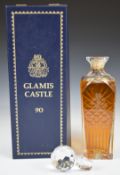 Glamis Castle 90 Scotch Whisky in decanter and presentation box