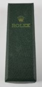 Rolex vintage wristwatch box with outer sleeve, 14x5x3cm.