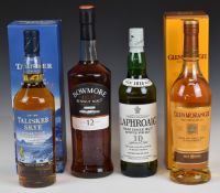 Glenmorangie 10 years old Single Malt Scotch Whisky in box, 70cl, 40% vol, Talisker Skye Single Malt