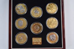 London Mint Office Great Britain five shilling Crown Collection 126/499, in deluxe case with
