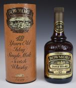 Bowmore 12 Year Old, Islay Single Malt Whisky, in presentation tube, 75cl, 40%