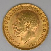 George V 1913 gold full sovereign