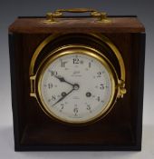 Schatz midi Mariner chronometer, 10cm dial, in travel case