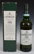 Laphroaig Vintage 1976 Islay Single Malt Scotch Whisky, limited edition 0679 of 5400, 750ml, 40%