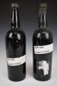 Two Dow's Port 1960, no labels