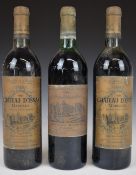 Three Chateau D'Issan Margaux Grand Crus Classé, two 1981 and one 1984 vintage, all 75cl (3)