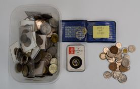 An amateur collection of overseas, largely pre Euro and world coinage to include USA, Australia,