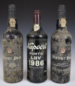 Two Chachao Vintage Port and a 1986 Niepoort LBV Port, 750ml, 20% vol