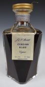 J&F Martell Cordon Bleu cognac, 26fl ozs, 70% proof in Baccarat decanter/bottle