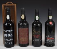 Four bottles of Port including Taylor's LBV 1989, Wine Society Centenary 1974 Charter Ruby Port