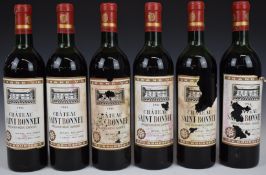 Six Chateau Saint Bonnet Médoc 1964