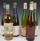 Six bottles of wine comprising two Bonnezeaux 1989 Domaine de Terrebrune, 750ml, two Schlos Liefer