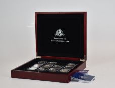 London Mint Office 'Fabulous 12 Silver Coin Collection' no 0055/3000 comprising eleven silver
