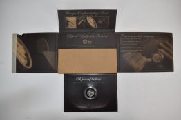 Royal Mint London 2012 Olympics gold plated £5 silver proof crown, cased with certificate,