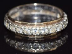 A 9ct gold eternity ring, size L, 2.9g